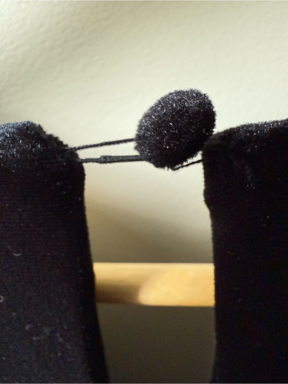 FARM‎ RIO Embroidered Velvet Mini Dress Polka Dot Retro Whimsy Black Rainbow M - Picture 10 of 10